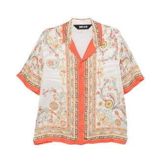 Just Cavalli Short Sleeve Shirts - male - Just Cavalli - Short Sleeve Shirts - Multicolor - S - Shirts