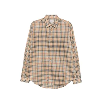 Burberry Check-pattern Long-sleeve Shirt
