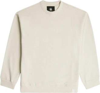 G-Star Gs-01 Relaxed Sweater - Heren - Sweatshirts - Beige - S - Katoen - Hoodies & sweatvesten