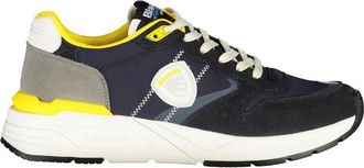 Blauer Polyurethane Mens Mens Sneaker