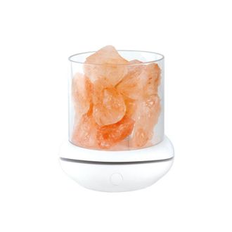 OEM Nazalus - Gran Oferta - L&aacute;mpara De Sal Del Himalaya, L&aacute;mpara De Sal Para Aromaterapia, L&aacute;mpara De Mesita De Noche, Luz Nocturna, Blanca