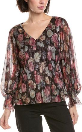 Vince Camuto V Neck Balloon Sleeve Blouse