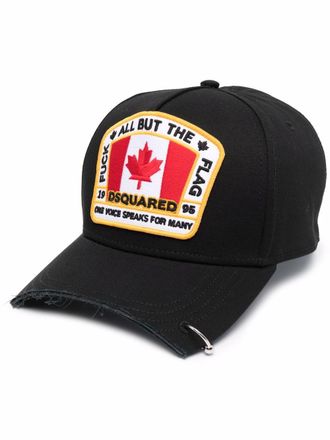 Dsquared2 Cappello da baseball con logo - Nero