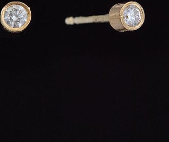 Italian Gold, Inc 14K Italian Gold 0.15 ct. tw. Diamond Studs