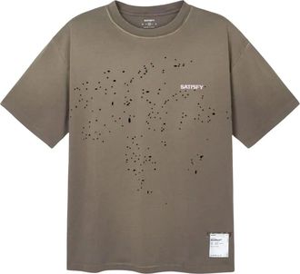 SATISFY MothTech Small Logo T-Shirt Sun Bleached Falcon 11006-91E02