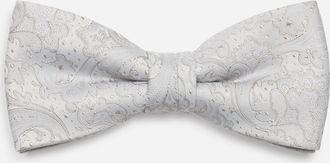 Monti Fliege MONTI FIORENZO, Herren, silber (silber mit paisley, muster), Materialmix, festlich, Fliegen Fliege, mit edlem Paisley-Muster - festliches Acces