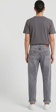 Brunello Cucinelli Relaxed-Fit Grey Wash Jeans - Gray