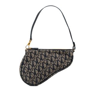 Dior Pre-owned Dior Mini Diorissimo Canvas Saddle Pochette Ladies SJN0JV8ZAGRAGALB