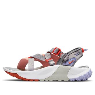 Nike (WMNS) Nike Oneonta Sandal Flat Silver Arctic Orange DJ6602-003