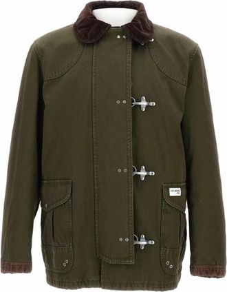 Fay Cotton Jacket - Heren - Zomerjassen - Groen - XL - Katoen - Jassen