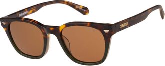 Superdry Sonnenbrille SUPERDRY Modell 996100, Herren, havanna, gemustert, leicht durchscheinend, leicht gl&auml;nzend, Sonnenbrillen Sonnenbrille, Form Karree/Eckig