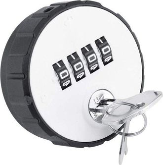 No Brand Cerradura De Leva - Cerradura De Armario Con Combinaci&oacute;n De 4 D&iacute;gitos - Cerradura De Seguridad De Aleaci&oacute;n De Zinc - 26 Mm
