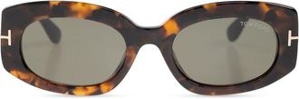 Tom Ford Eyewear Occhiali da sole Cielle - Marrone