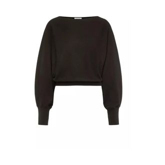 Drykorn Drykorn, Round-neck Knitwear, female, Brown, Size: S Batwing Knit Sweater Gerlina