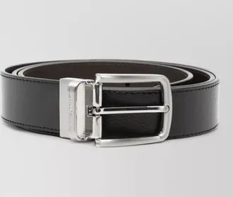 Emporio Armani grained leather belt