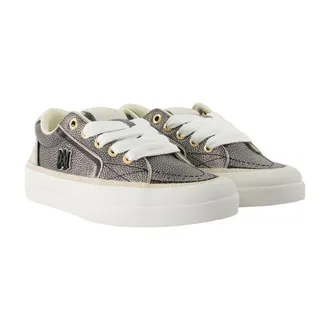 Amiri Mens Pebbled Calfskin Skate Sneaker Black
