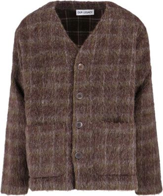 Our Legacy Plaid Cardigan - Brown