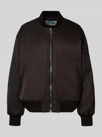 IVY OAK Bomberjacke mit Eingrifftaschen Modell JANE in Dunkelbraun, Größe 36