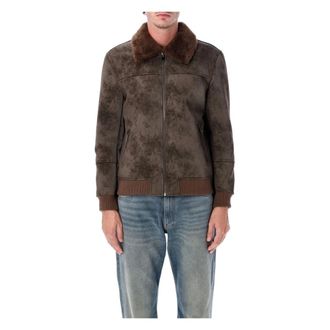 S.W.O.R.D 6.6.44 Light Jackets, male, Brown, M, Vintage Shearling Jacket