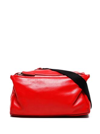 Givenchy 2012-2024s small Pandora shoulder bag - women - Leather/Fabric - One Size - Red