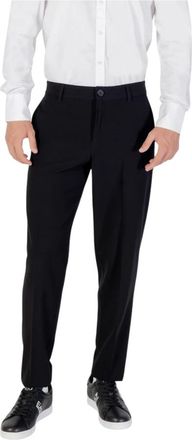 A|X Armani Exchange Heren Regular/Comfort Broek Xm 000346 Af 10897 - Heren - Chinos - Zwart - W29 - Wol - Broeken