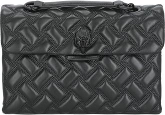 Kurt Geiger Black Kensington Quilted Leather Shoulder Bag