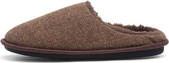 Jo & Joe Howard Mens Brown Mule Slipper - Size 12 UK - Brown