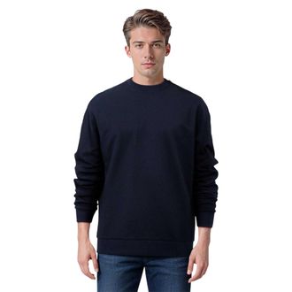 Lyle & Scott Heren Twill Crew Neck Sweatshirt (Marine)