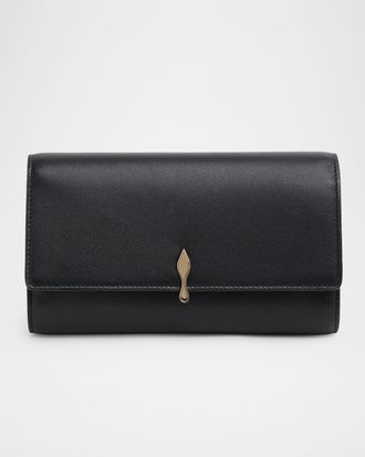 Christian Louboutin Bettina Nappa Leather Wallet on Chain