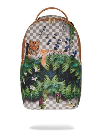 Sprayground Unisex Tiger Chilling in the Jungle Backpack - Multicolour - One Size