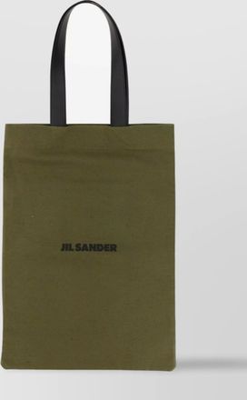 Jil Sander leather tote bag