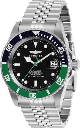 Invicta Pro Diver 29177 Heren Horloge - Automatisch Uurwerk - Roestvrij Staal met zwarte Wijzerplaat - 42mm