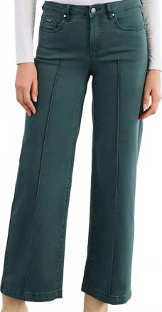 FDJ Womens Olivia Wide Leg Denim In Spruce