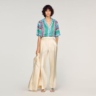 Sandro Flower print shirt