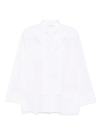 Less long-sleeved shirt - women - Cotton - M - White