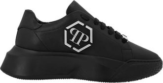 Philipp Plein Godzilla Runner Hexagon - unisex - Sneakers - Zwart - 35 EU - Leer - Schoenen