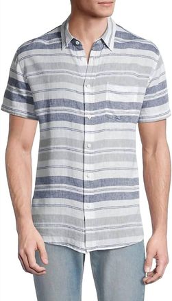 Rails Mens Carson Shirt In Navy/gray/white
