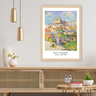 Dmora Cuadro Milaka: Estructura De Tela Y Madera Nobilitada, 35x45h Cm, Multicolor