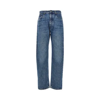 Miu Miu Straight leg five-pocket jeans Woman 25