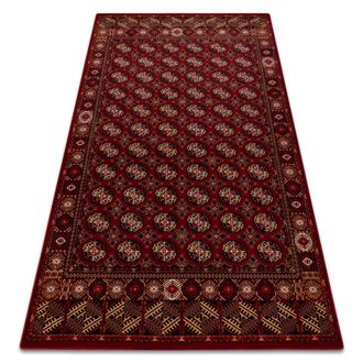 RugsX Rugsx - Alfombra De Lana Omega Buchara Marco, C&iacute;rculos Rojo Rub&iacute; Red 170x235 Cm