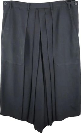 Yohji Yamamoto Hombre, Pantalones, Negro, Talla: L