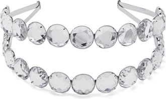 Jimmy Choo London Cerchietto Double Row - Argento