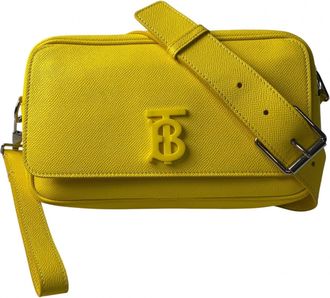 Burberry Yellow Leather Sling Bag (Pre-Owned)
