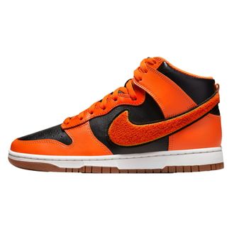 Nike Dunk Hi Retro University Black / Safety Orange DR8805-002 Mens