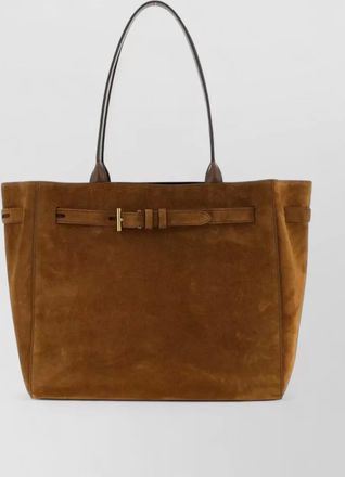 Tom Ford medium suede calf leather tote bag