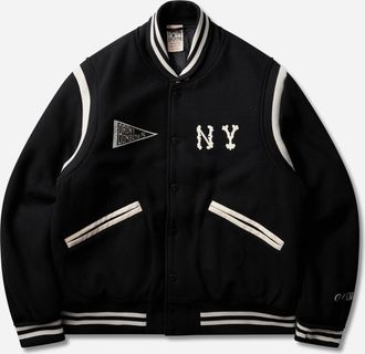 Champion Men s New York Yankees MLB Cooperstown Varsity Jacket Black