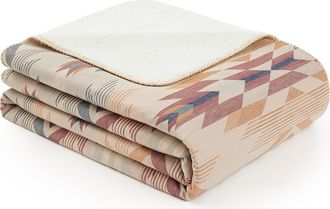 Pendleton Wyeth Fall Cotton Blanket in Fog at Nordstrom, Size Twin
