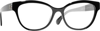 Chanel Butterfly Eyeglasses - Dames - Accessoires - Zwart - Maat: 51 MM