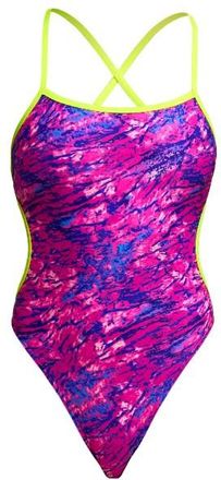 Funkita Cut Away One Piece Badeanzug f&uuml;r Damen | lila
