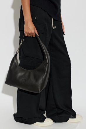 Rick Owens Gemini Small Bag, Unisex, Black